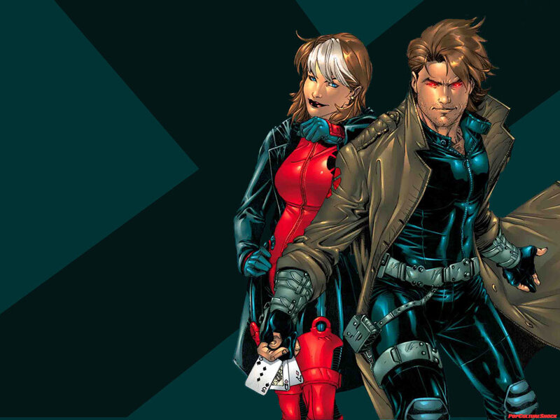 Two Comic Book Characters — Black