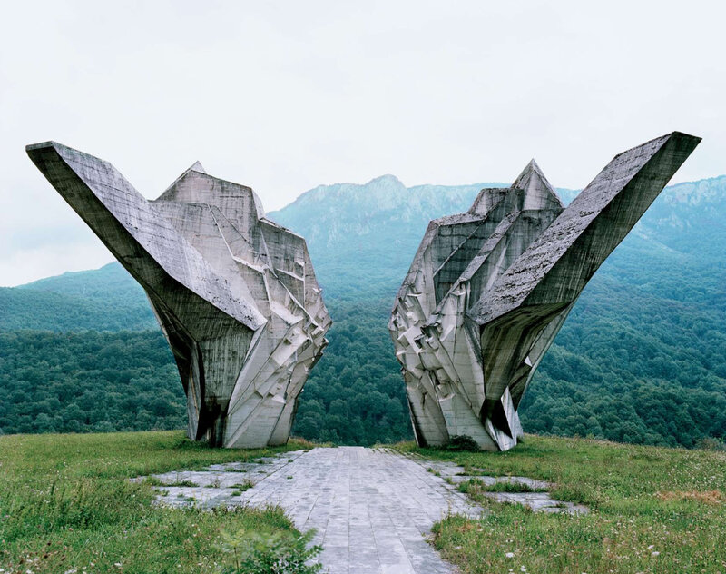 Two Concrete Monuments