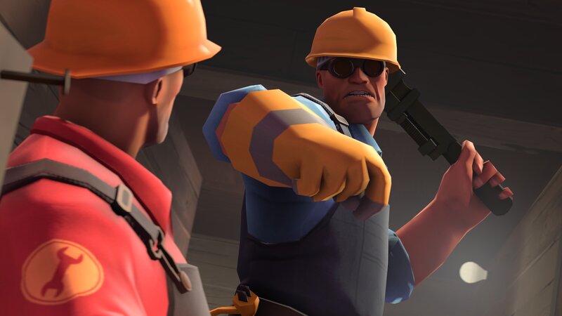Two Construction Workers