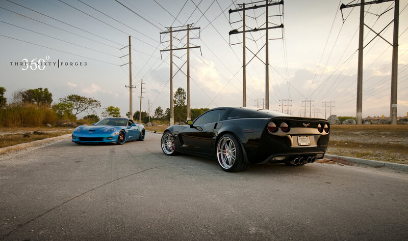 Two Corvette Cars