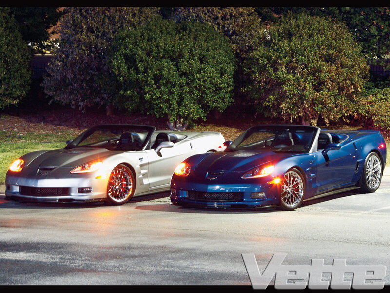 Two Corvette Convertibles