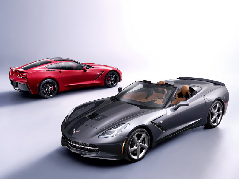 Two Corvette Sports Cars