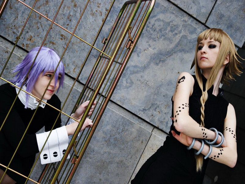 Two Cosplayers in Costume