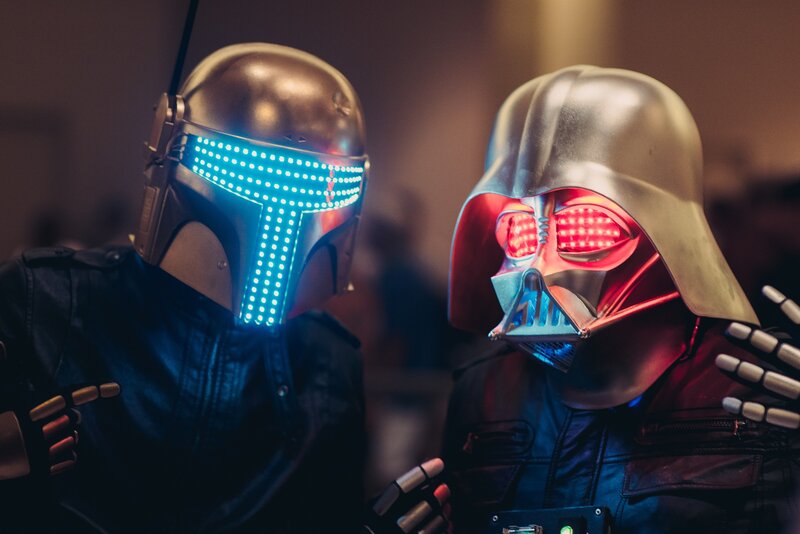 Two Costumed Individuals