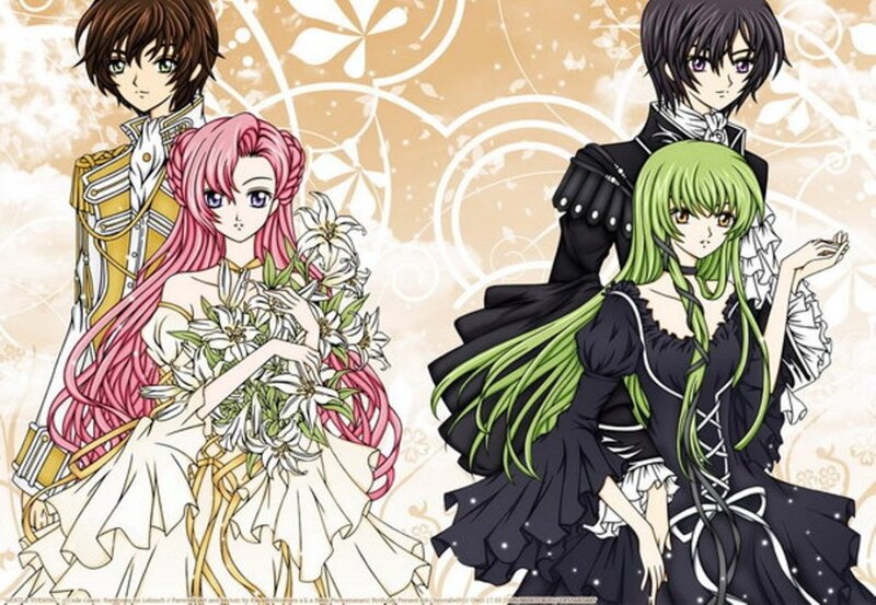 Two Couples in Formal Wear