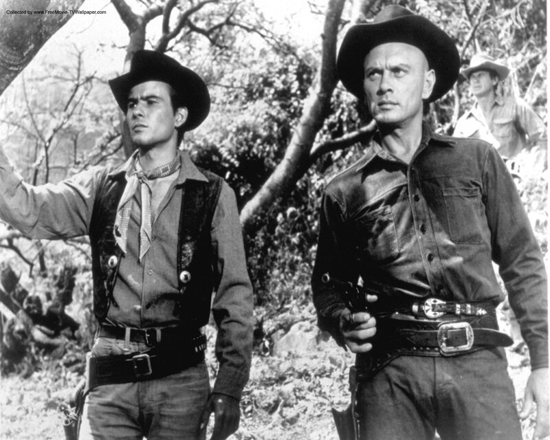 Two Cowboys in Forest