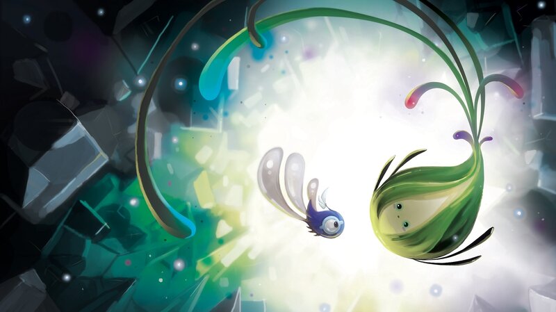 Two Creatures in Space — Green