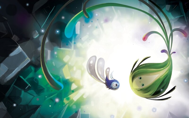 Two Creatures in Space