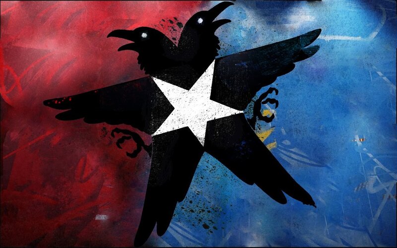 Two Crows with Star