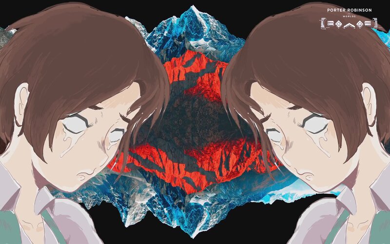 Two Crying Anime Characters — Brown