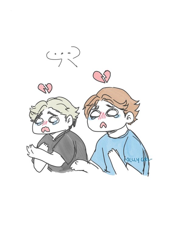 Two Crying Boys