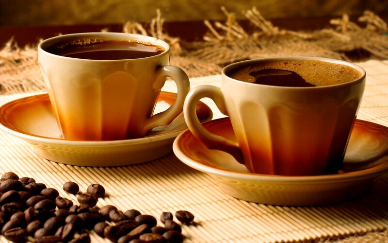 Two Cups of Coffee — Brown
