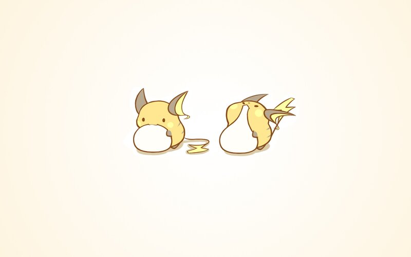 Two cute Pokémon characters