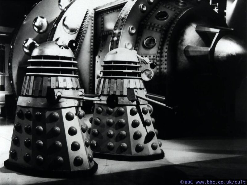 Two Dalek Robots