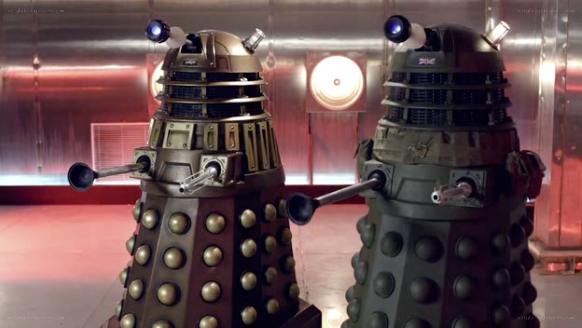Two Daleks in a room