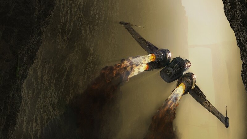 Two Damaged Starfighters