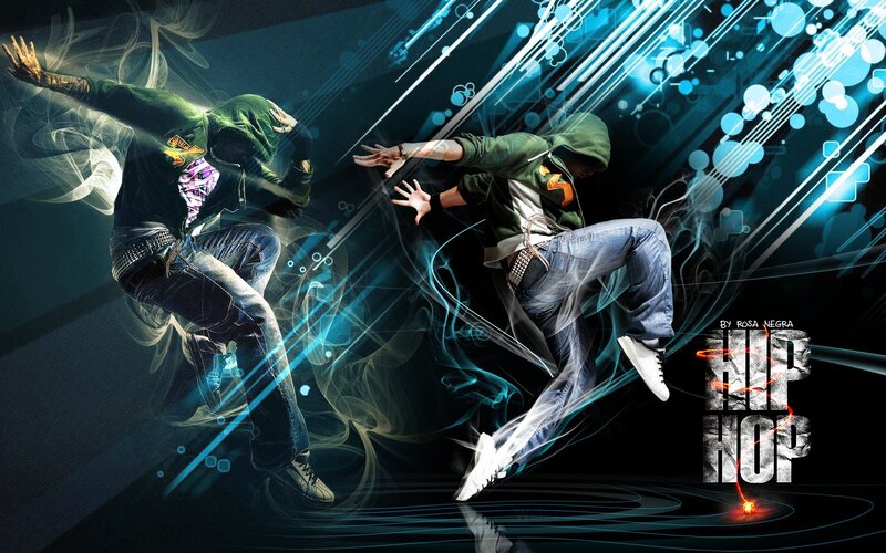 Two Dancers in Motion — Blue, Dynamic