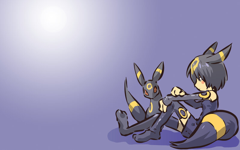 Two Dark Fox-like Creatures — Purple