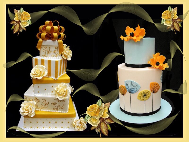 Two Decorated Cakes