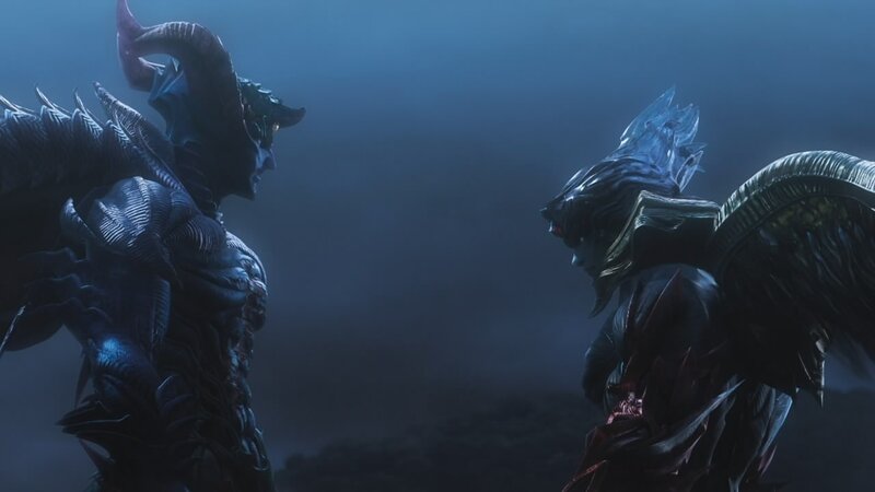 two demons face off in dark realm