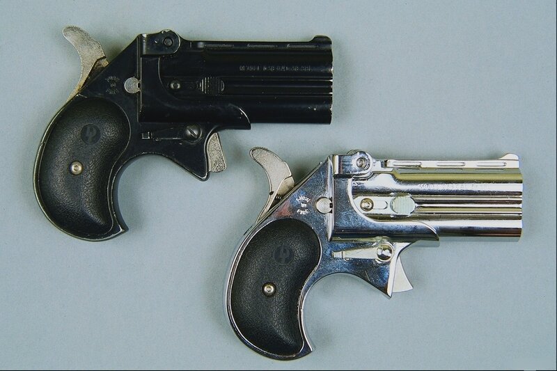 Two derringer pistols