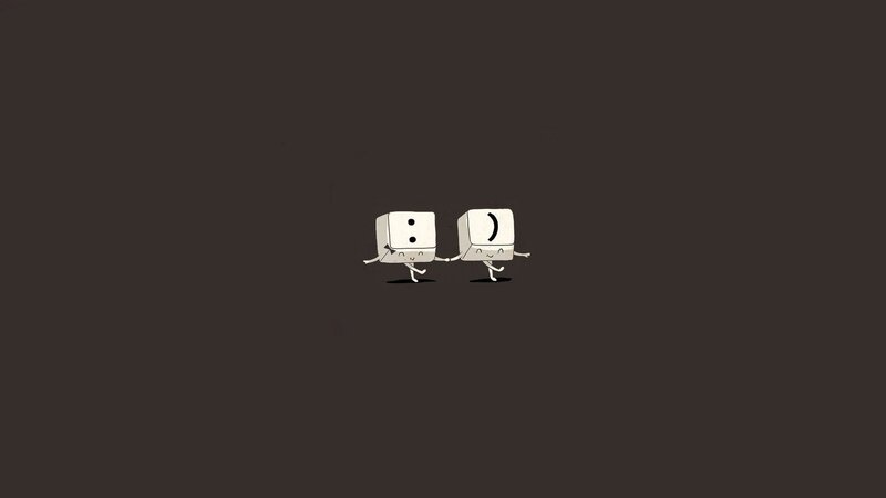 Two Dice Characters — Brown