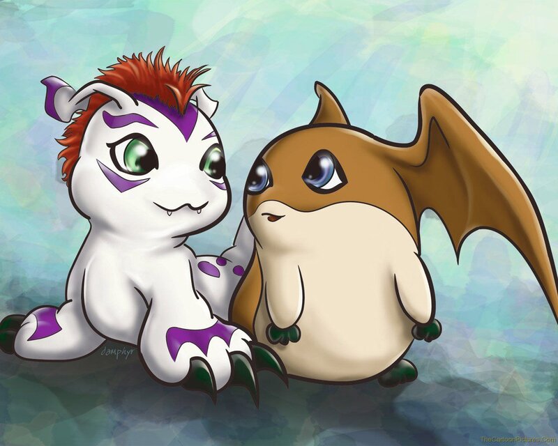 Two Digimon Characters