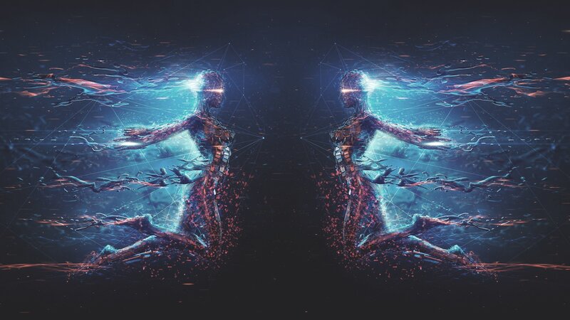Two Digital Figures