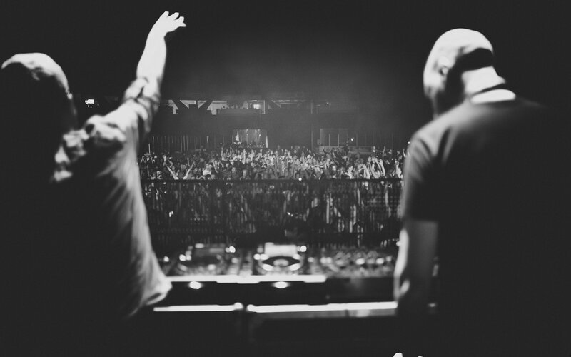 Two DJs at Concert