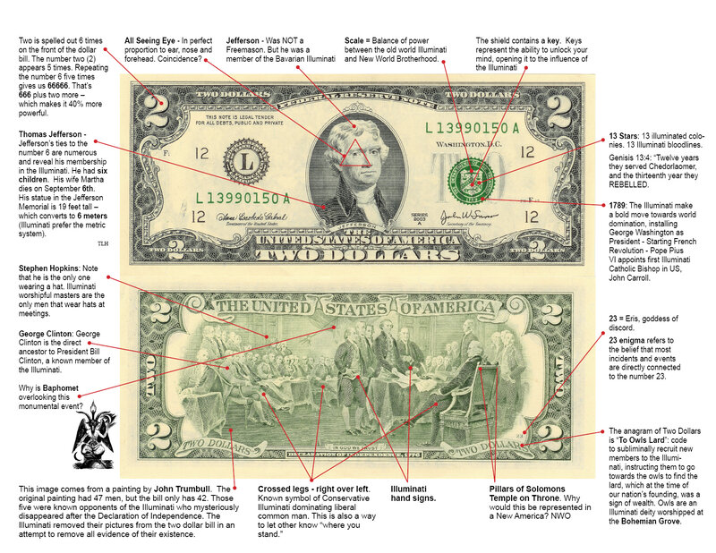 Two Dollar Bill Conspiracy Theory