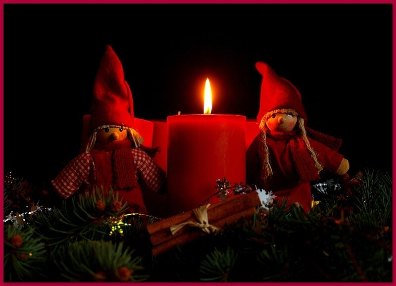 Two Dolls with Candle