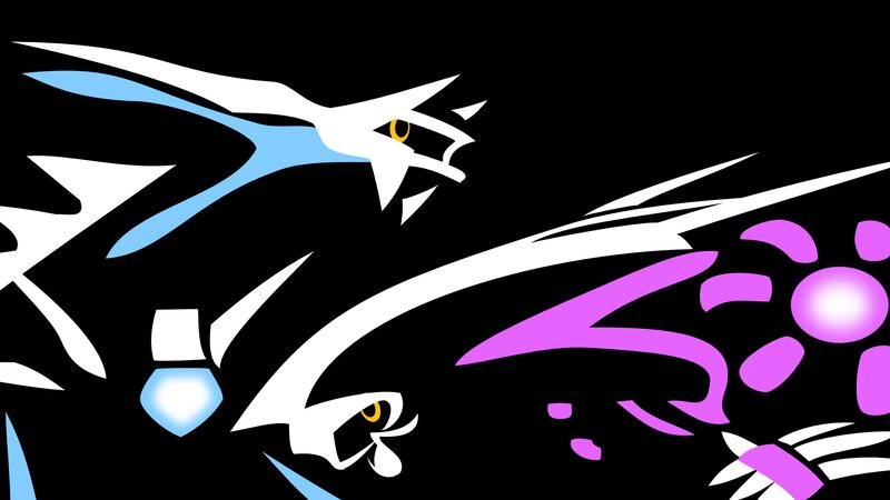 Two Dragon-like Creatures — Black