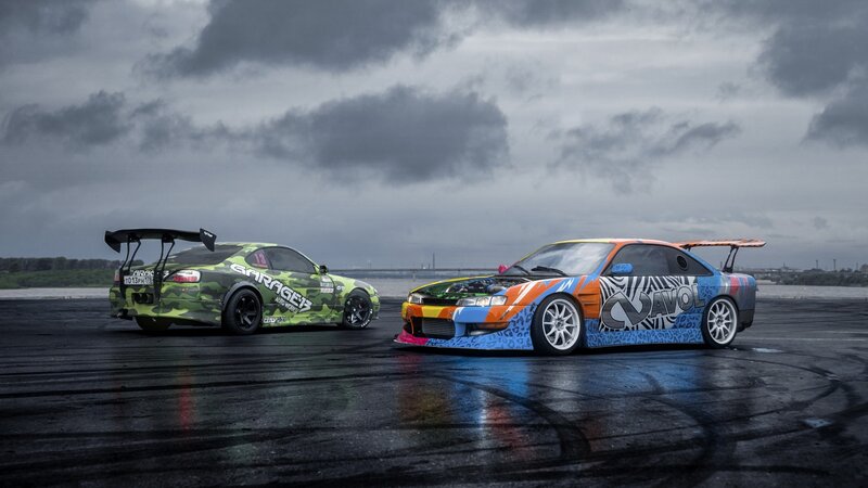 Two Drift Cars
