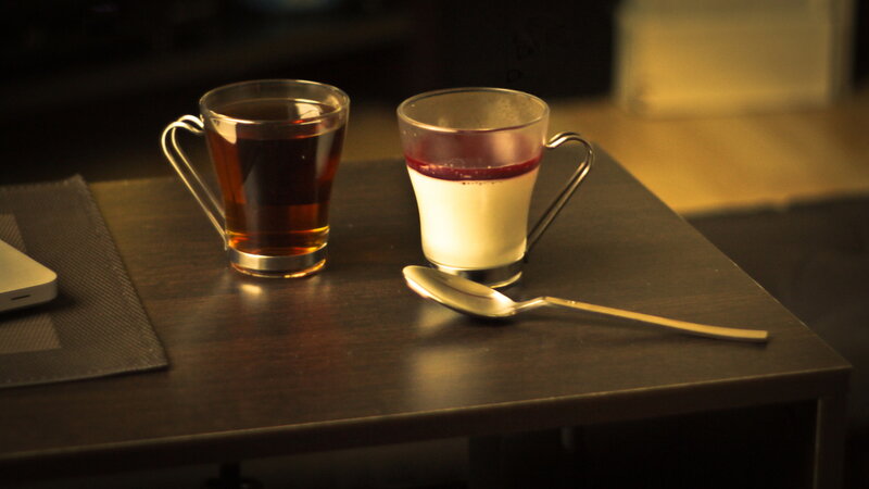 Two Drinks on a Table