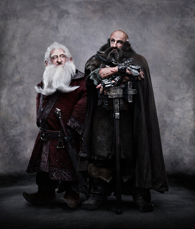 Two Dwarves Standing — Gray