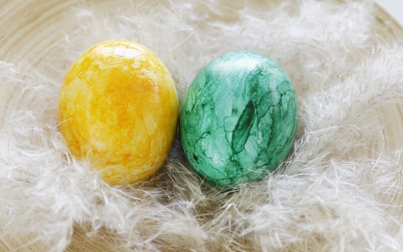Two Dyed Eggs