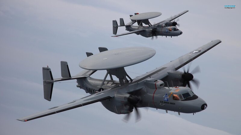 Two E-2D Hawkeye Aircraft