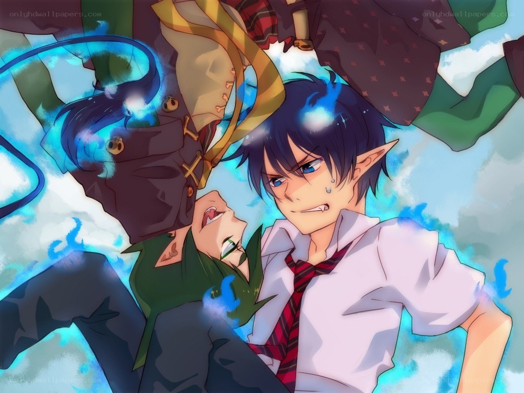 Two elf boys in a magical clash