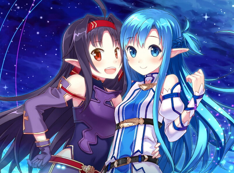 Two Elf Girls — Blue