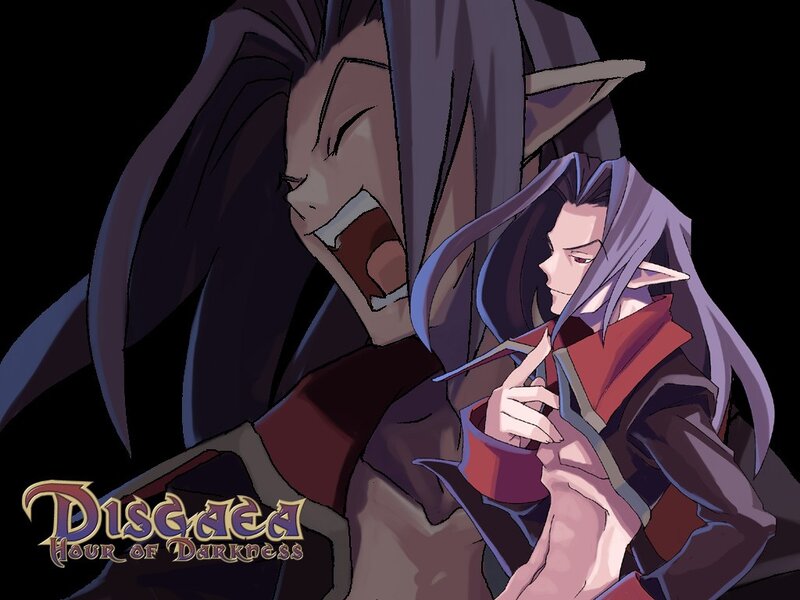 Two Elf-like Characters — Purple