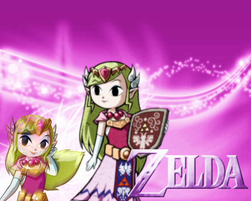 Two Elf-like Girls — Purple