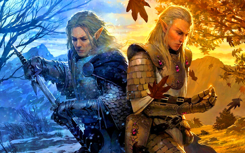 Two Elf Warriors