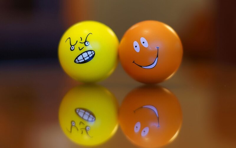 Two Emoji Balls