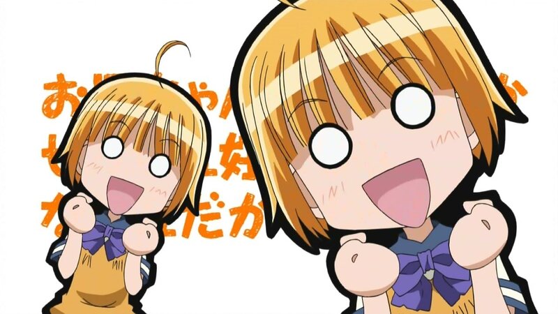 two excited anime girls