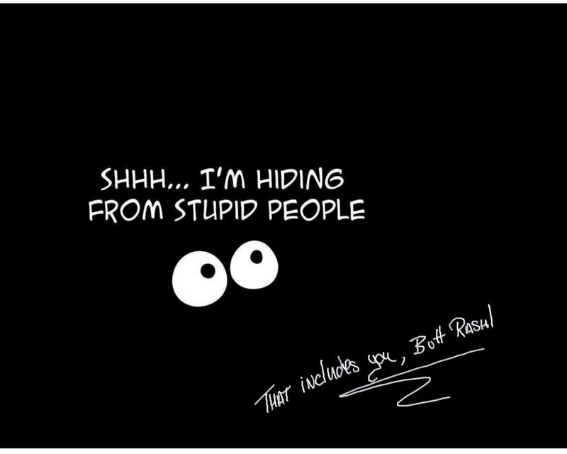 Two Eyes Hiding — Black