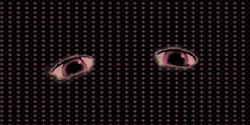 Two Eyes in Pixel Art