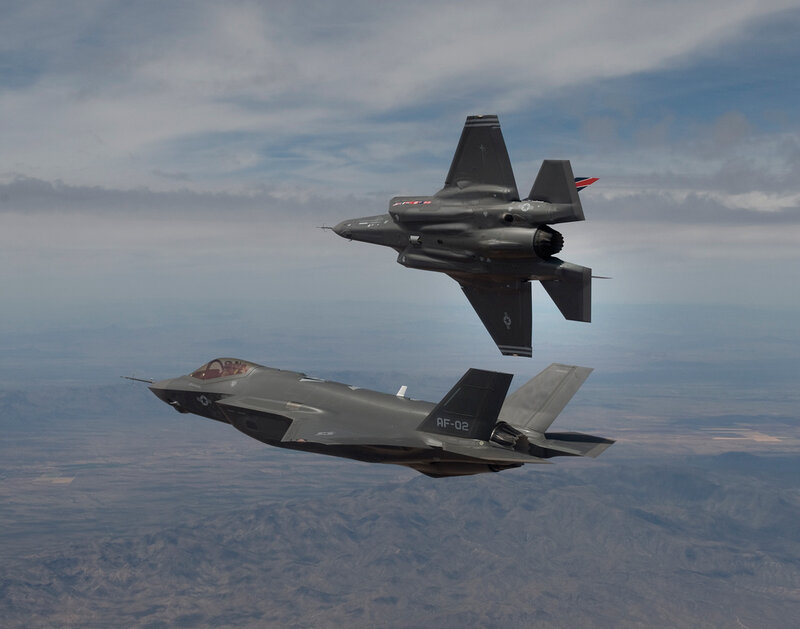 Two F-35 Fighter Jets