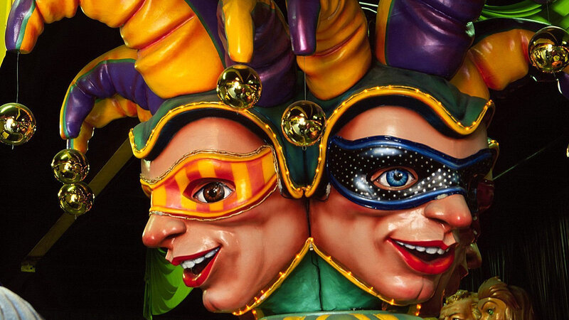 Two-faced Jester Mask
