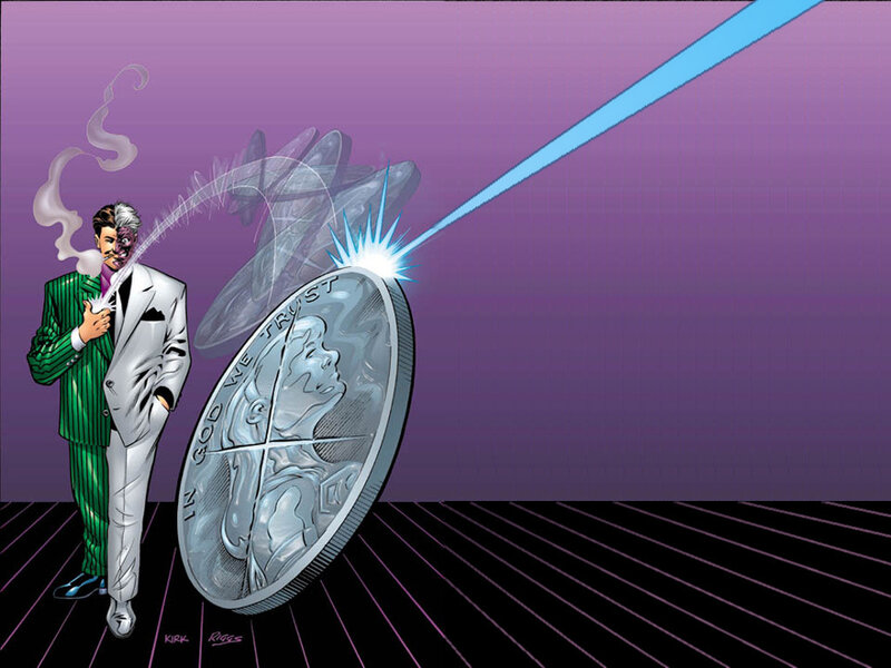 Two-faced Man with Coin