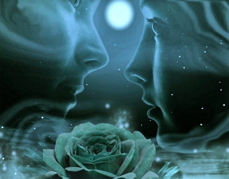 Two Faces and a Rose